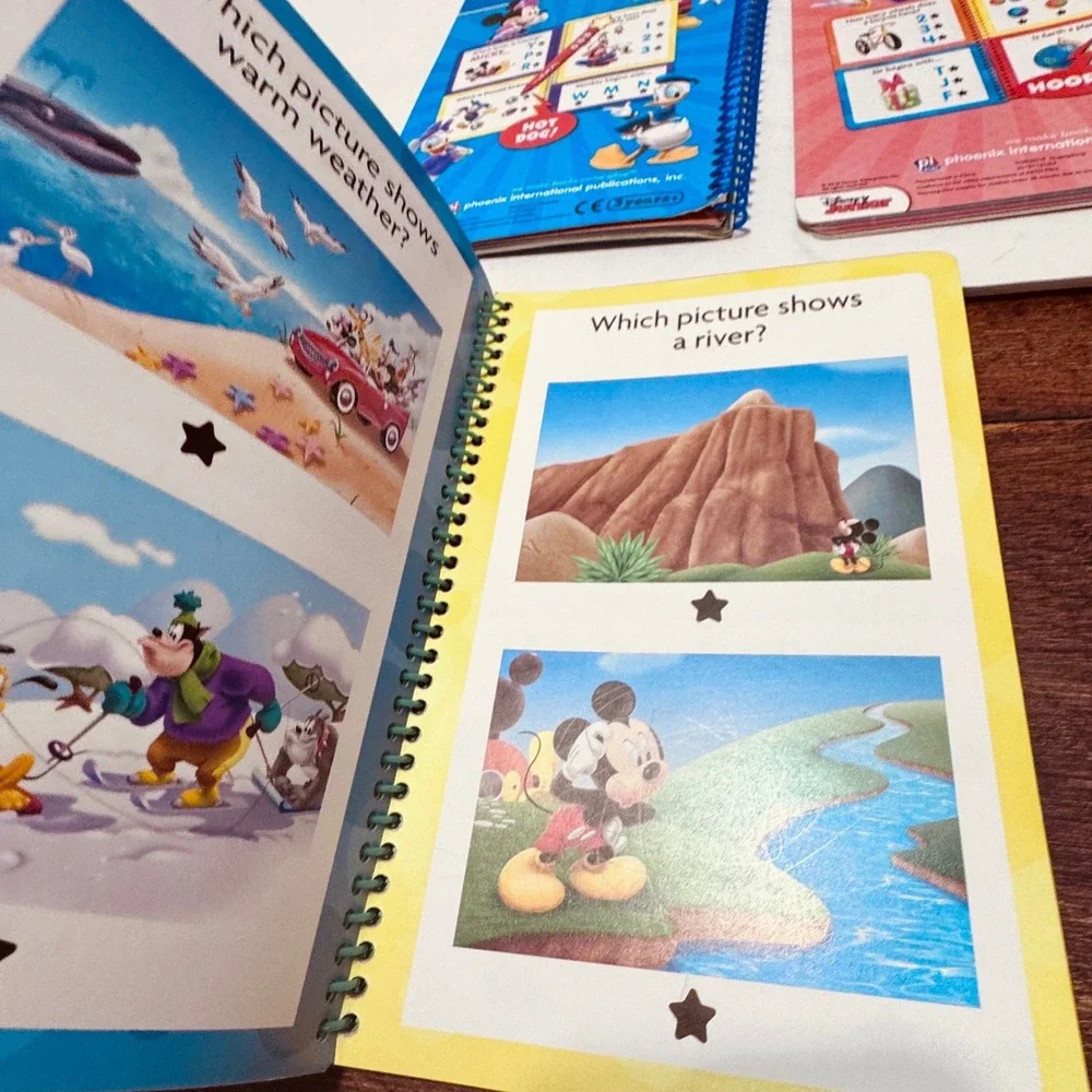 Disney Mickey Mouse Clubhouse Quiz It Pen‎ 4 Book Set Interactive Learning Toy